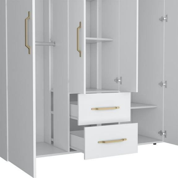 Newboti Furniture Armoire Elma, Bedroom, White 98153