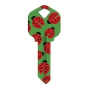 Hillman 5005188 Wackey Lady Bugs House & Office Blank Single Sided Universal Key - Pack of 6