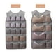 thumbnail image 4 of Ganfancp Organizador de Ropa Interior de Doble Cara para Colgar En El Armario, Grisorganizador de Sujetadores para Colgar En El Armario, Estante de Pared Extragrande con Bolsillos de Malla para Colga, 4 of 7