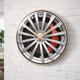 thumbnail image 1 of Reloj de pared silencioso para garaje, 30 cm (12 pulgadas), decorativo, con forma de rueda de coche, redondo, para dormitorio, oficina o sala de E, 1 of 8
