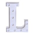 thumbnail image 2 of Fridja Alphabet LED Letter Lights Light Up White Plastic Letters Standing Hanging L, 2 of 3