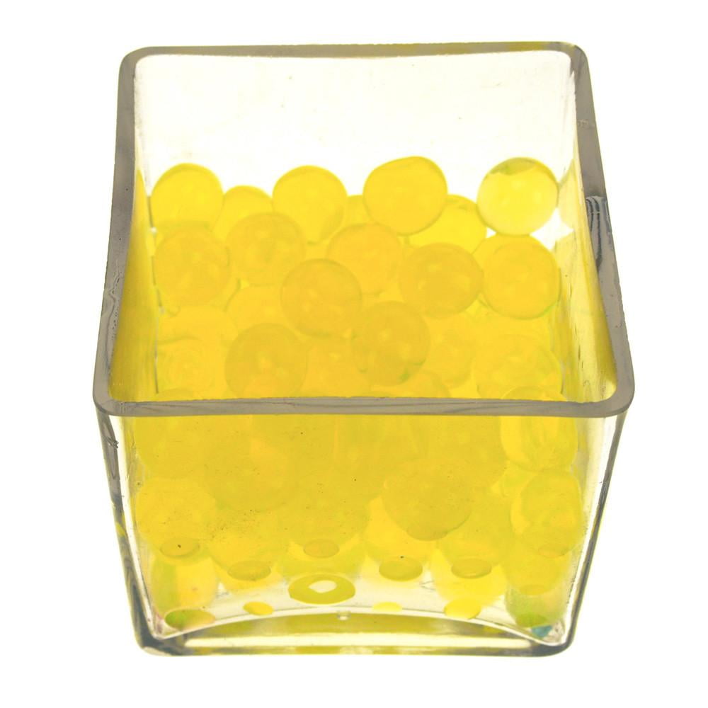 Magic Water Beads Jelly Balls Vase Filler, XLarge, 225g, Yellow