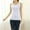 White, variant on ECZHAW Cotton Ribbed Racerback Tank Tops for Women Basic Workout Athletic Tanks Gym Tank Top Yoga Shirts