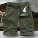 thumbnail image 1 of pstuiky Pantalones cortos para hombre, Pantalones cortos casuales de verano para hombre, de color liso, con múltiples bolsillos, cargo Pantalones cortos de golf, 1 of 6