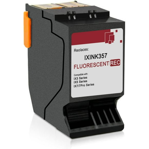 TRAHOO-Compatible with IXINK357 Postage Meters Red Ink Cartridge for IX3, IX5 & IX7 Postage Meters Mailing System printhead