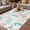 Multicolor, variant on Teal Red Coastal Outdoor Rug for Patio/Deck/Porch, Non-Slip Large Area Rug 6 x 9 Ft, Nautical Seahorse Beach Coral Starfish Indoor Outdoor Rugs Washable Area Rugs, Camping Rug Carpet Runner