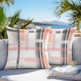 thumbnail image 4 of Modern Art Collage Art Outdoor Pillow Covers Pack of 2 Soft Colors Watercolor Waterproof Throw Pillow Covers Decorative Cushion Cases for Patio Garden Tent Balcony Couch 20x20 inch, 4 of 8