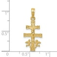 thumbnail image 3 of 14K Yellow Gold Charm Pendant Themed 26 mm 13 Cara Vaca Crucifix, 3 of 3