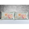 thumbnail image 5 of Pillowcases Pink Roses and Peonies Pillow Cases Set of 2 Pillow Cover Cushion Case Rectangle Pillowcase with Hidden Zipper 20x26 Inch Home Decor, 5 of 6