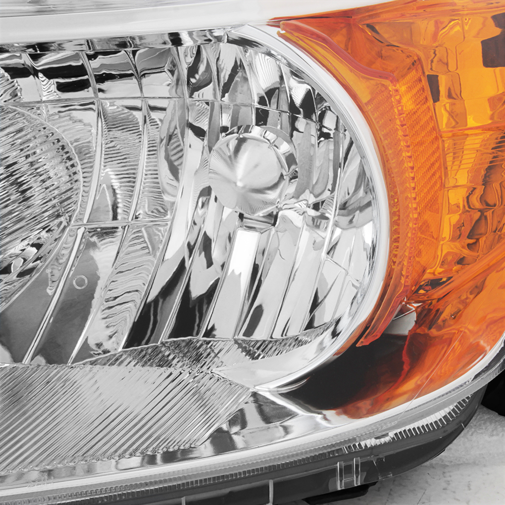 Pair Black Headlights For 2006-2008 Toyota RAV4 – Clear Lens, Matte Housing, DOT