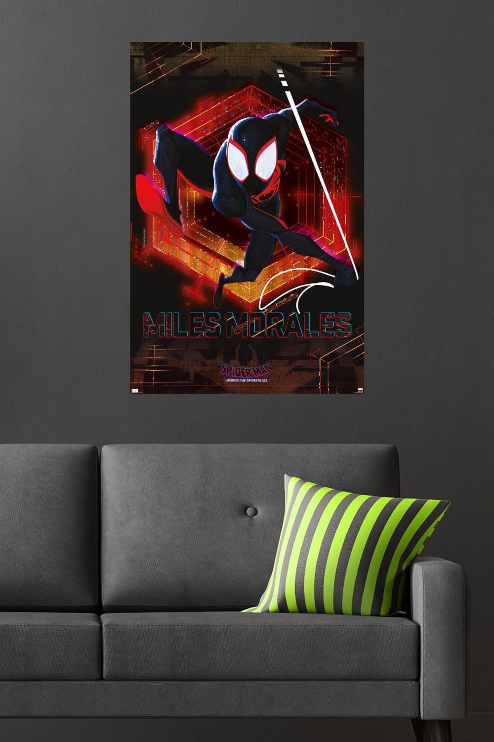 Marvel Spider-Man: Across the Spider-Verse – Miles Wall Poster, 22.375" x 34"