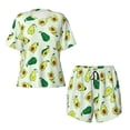 thumbnail image 4 of Lsque Cartoon Fruit Women's Short-Sleeved Pajama Set - 2 Piece Soft and Lightweight Sleepwear Set-XX-Large, 4 of 9