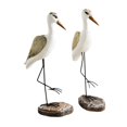 thumbnail image 4 of 2 Piezas Figura Gaviota Estatua de Madera Decoración Costera Ornamento para Mesa de Centro Pasillo Estilo Rústico Adecuado para Casa Restaurante Café, 4 of 9