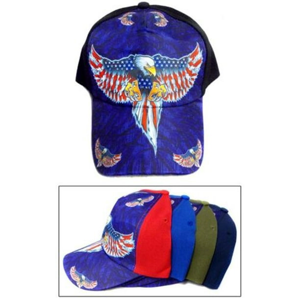 Banian Usa Baseball Caps Hats Eagle Us Flag Screen Printed Capus103 Z Walmart Com Walmart Com