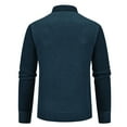 thumbnail image 4 of Annhoo Men's Knit Shirts Plus Size Patchwork Collared Long Sleeve Vintage 2 In 1 Tops Fall Casual Dressy Work Pullover, 4 of 7