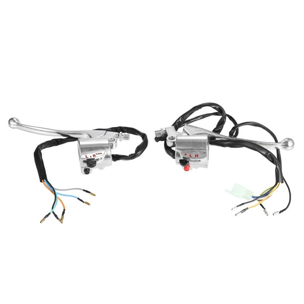 Interruptor del manillar para Moto Unique Bargains 7/8' Impermeable Metal Plateado 12V/24V