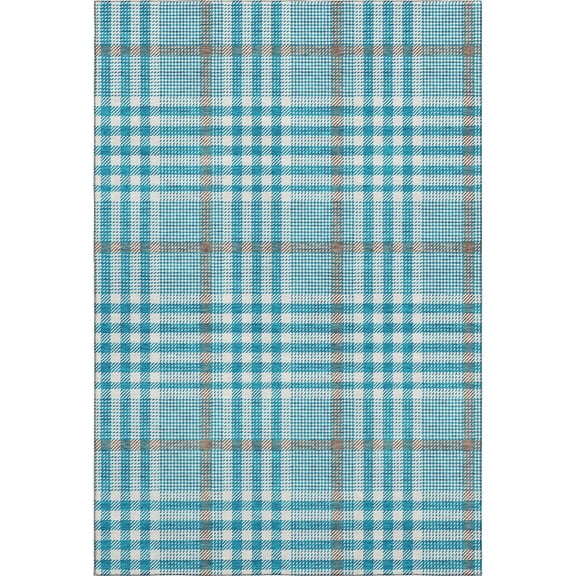 Dalyn Rugs Premium Machine Washable Mayfield AMF1054 Teal 3' x 5' Rug