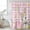 Pink, variant on Turquoise Easter Shower Curtain, Waterproof Shower Curtains for Bathroom, Spring Easter Bunny Eggs Floral Wooden Washable Fabric Bathtub Curtain Set Bath Decor with 12 Hooks 72"x78"