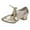 Gold, variant on Dress Shoes for Women Ladies Pointed Toe Mid Heels Latin Dance Dancing Shoes Dressy Pump Shoes