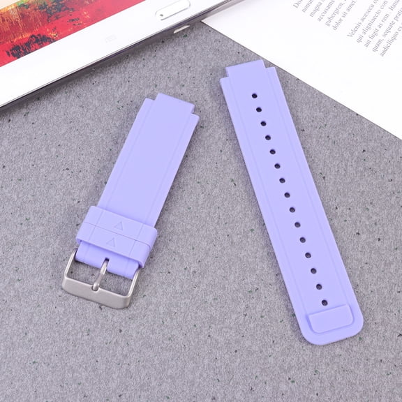 KAKOWELY Fashion Watchband Lavender Silicone Replacement Strap Durable Comfortable Wear