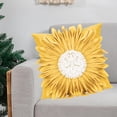 thumbnail image 3 of Funda de cojín con diseño de girasol, suave y decorativa, para el hogar Amarillo, 3 of 9