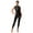 Black, variant on Women's Glittery Gymnastics Leotards One Piece Full Body Dance Bodysuit Figure Skating Jumpsuit Black M