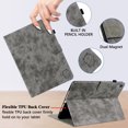 thumbnail image 3 of GSFY Case for Lenovo Tab P11 Plus 2021/Tab P11 2020, Premium PU Leather Protective Folio Stand Cover with Pencil Holder Multiple Viewing Angles for Lenovo Tab P11 TB-J606F/P11 Plus TB-J616F, Gray, 3 of 8