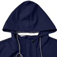 thumbnail image 6 of WTOBBY Women's Solid Color Waterproof Sun Protective Outdoor Sportswear Hooded Casual Jacket, Comfortable for Running and Daily Wear,Dark Blue S, 6 of 7