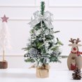 thumbnail image 5 of Christmas Tree 19.69inch Mini Artificial Christmas Trees Christmas Tabletop Decorations Indoor Desktop Set with Red Berries Pine Cone Ornaments Office,For Indoor Christmas Decorations, 5 of 8