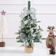 thumbnail image 1 of Fiudx Mini Árbol de Navidad, Decoración de Mesa, Base de Cuerda Natural, Color Rojo, Dorado y Plateado, Ambiente Festivo, Decoración Navideña para El Hogar y La Oficina, Tamaño 50 X 30 X 30 Cm, Juego, 1 of 6