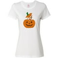 thumbnail image 3 of Inktastic Halloween Chihuahua Pumpkin Women's T-Shirt, 3 of 5