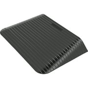VEVORbrand Rubber Threshold Ramp, 4" Rise Threshold Ramp Doorway, Recycled Rubber Power Ramp Rated 2200 Lbs Load Capacity, Non-Slip Surface Rubber Solid Threshold Ramp for Wheelchair and Scooter