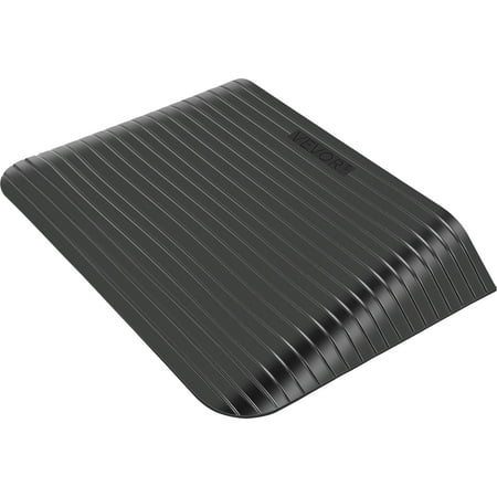 VEVORbrand Rubber Threshold Ramp, 4" Rise Threshold Ramp Doorway, Recycled Rubber Power Ramp Rated 2200 Lbs Load Capacity, Non-Slip Surface Rubber Solid Threshold Ramp for Wheelchair and Scooter