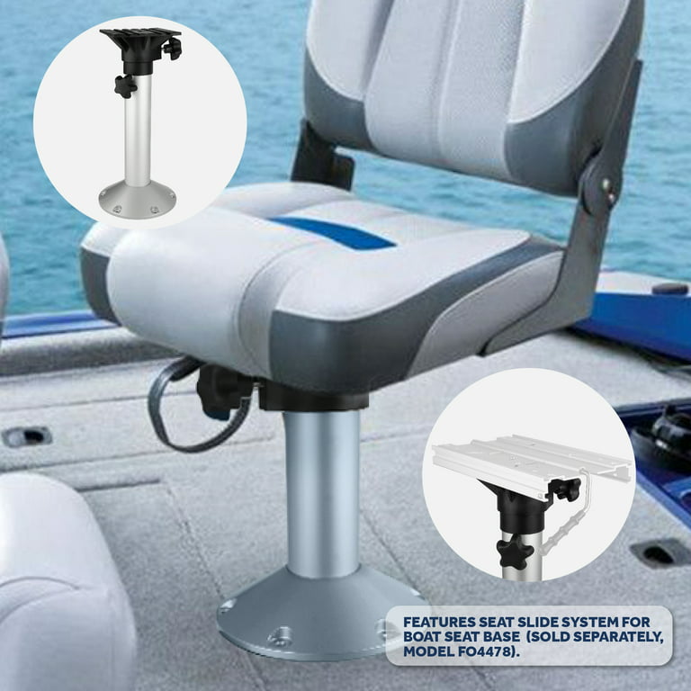 Five Oceans Boat Seat Pedestals, Pedestal Boat Seat Base, Adjustable Height  from 19-25 inches, 360 Degree Seat Base Rotation, Premium Marine-Grade  Aluminum with E-coating Finish, Pontoon Boat - FO4476 