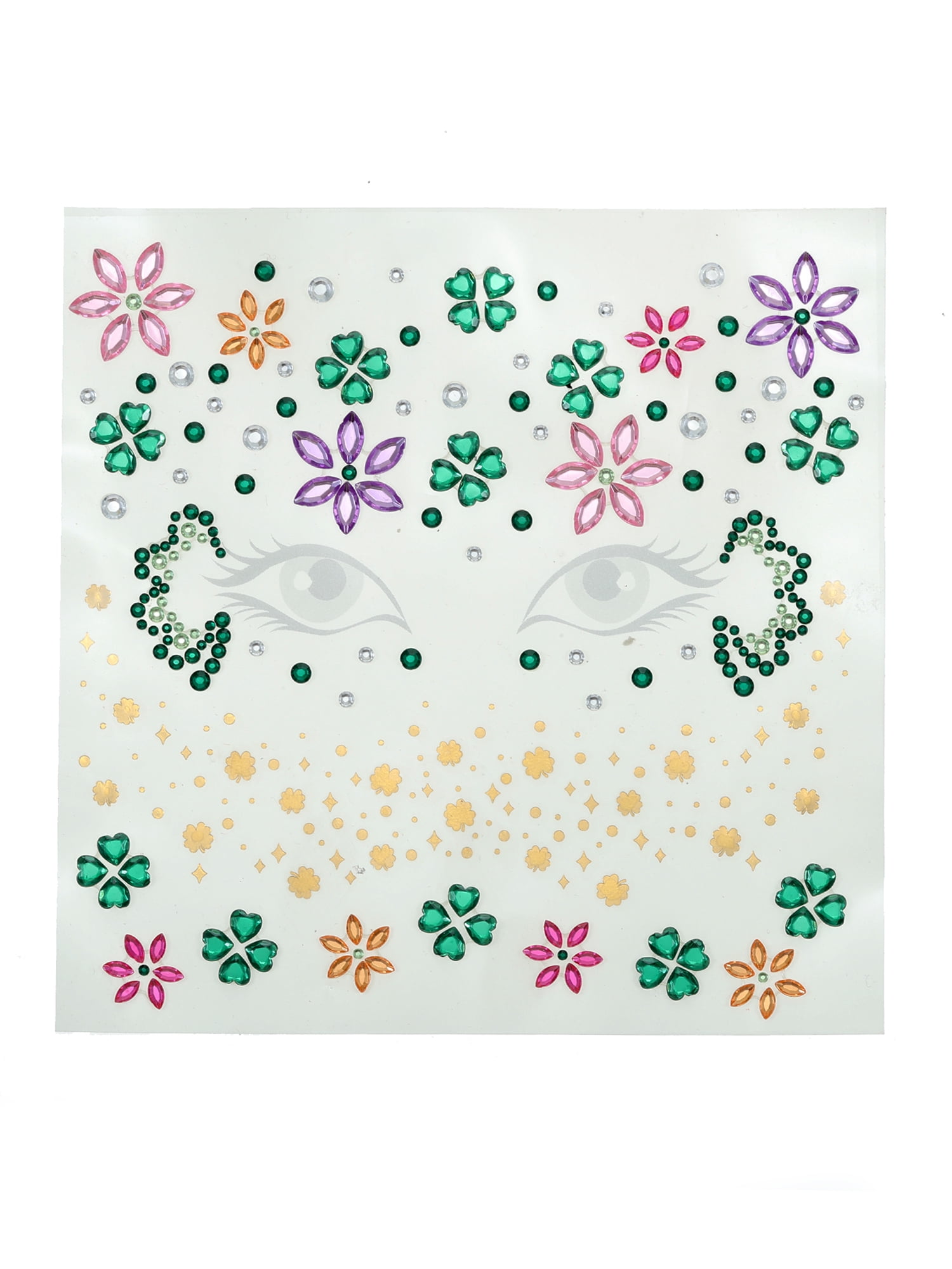 Way to Celebrate St. Patrick's Day Face Tattoo, 1 Piece
