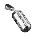 thumbnail image 1 of jifeng Locket Pendant , Mini Cylinder Keepsake Pendant, Engraved Locket, Titanium Steel, 1 of 9