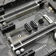 thumbnail image 4 of CY NGFF Key B+M PCI Express to SATA 3.0 6Gbps Dual Ports Vertical Adapter Converter Hard Drive Extension Card JMB582 2280, 4 of 7