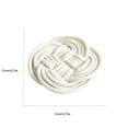 thumbnail image 3 of Round Placemats, Heat Resistant Table Mats, Waterproof Oilproof Wipeable Table Protective Placemats, Washable for Indoor & Outdoor Use, 3 of 5
