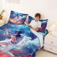 thumbnail image 3 of Erosebridal Baseball Gamer Gaming Queen Sheet Sets,Kids Sport Theme Bed Set For Boys Teens 4-Piece, 3 of 6