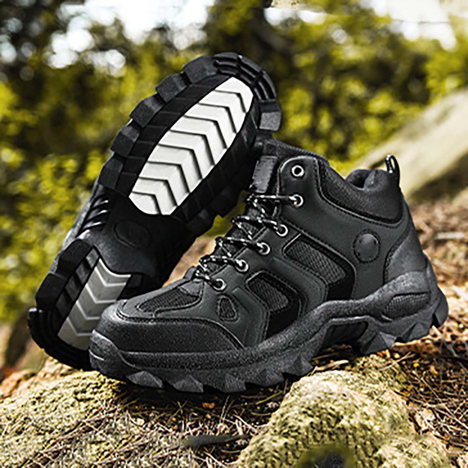 Win s Way Unisex Outdoor Hiking Shoes, Large Size Breathable Walking Sneakers for Couples