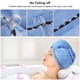 thumbnail image 2 of Paquete de 3 toallas de microfibra para el cabello para mujeres, 11 pulgadas * 26 pulgadas, turbante para el cabello de secado rápido, toallas suaves antiencrespamiento para secar el cabello, 2 of 5