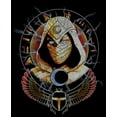 thumbnail image 2 of Women's Marvel: Moon Knight Lightning Winged Scarab Portrait  Graphic Tee Black Small, 2 of 4