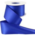thumbnail image 2 of HAHDAXIA Royal Blue Ribbon 2 Inch Double Face Satin Ribbon Thick Ribbon for Gift Wrapping Wedding Decor Bridal Bouquet Baby Shower Party Decorations DIY Crafts Diaper Cake Christmas Tree - 25, 2 of 3