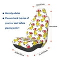 thumbnail image 3 of Fotbe Rubber Duck Chicken Bird Funda para Asiento de Auto con Estampado – Impermeable y Antisudor – Ajuste Universal, Lavable a Máquina, Antideslizante (1 Pieza), 3 of 5