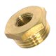 thumbnail image 3 of 1 pieza de adaptador de latón para tubería, conector de plomería para manguera 4 puntos x 1 punto, 3 of 6