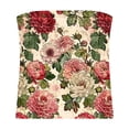 thumbnail image 6 of GNFQXSS Womens Strapless Tank Top Floral Print Slim Sleeveless Crop Top Stretchy Comfy Casual Daily Party Top Multicolor L, 6 of 7