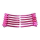 thumbnail image 4 of Juego de 12 pinzas divisorias de pico de pato, pinzas de metal para peinar el cabello. Rosa roja, 4 of 9