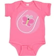 thumbnail image 3 of Inktastic Tennis Pink Ball Girls Baby Bodysuit, 3 of 5