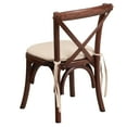 thumbnail image 4 of Flash Furniture 2 Pk. HERCULES Series Kids Mahogany Cross Back Chair with Cushion, 4 of 7