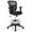 Black, variant on Costway Mesh Drafting Chair Office Chair w/Adjustable Armrests & Foot-Ring Black